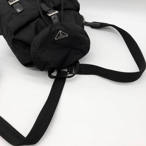 Authentic Prada Nylon Tessuto Backpack Saffiano Leather Shoulder Bag Purse Tote main image 15